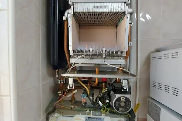 Çöl sıhhi tesisat kombi petek doğalgaz Çerkezköy kapaklı - Resim 17