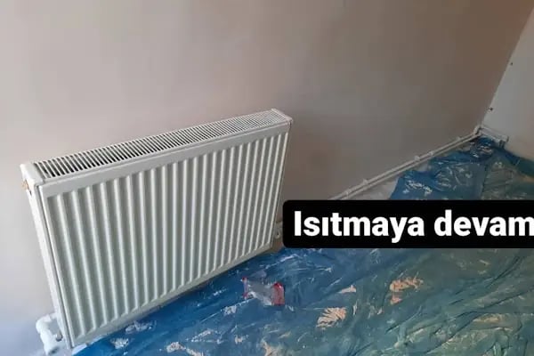 Çöl sıhhi tesisat kombi petek doğalgaz Çerkezköy kapaklı - Resim 12