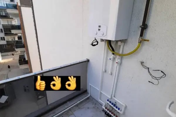 Çöl sıhhi tesisat kombi petek doğalgaz Çerkezköy kapaklı - Resim 16