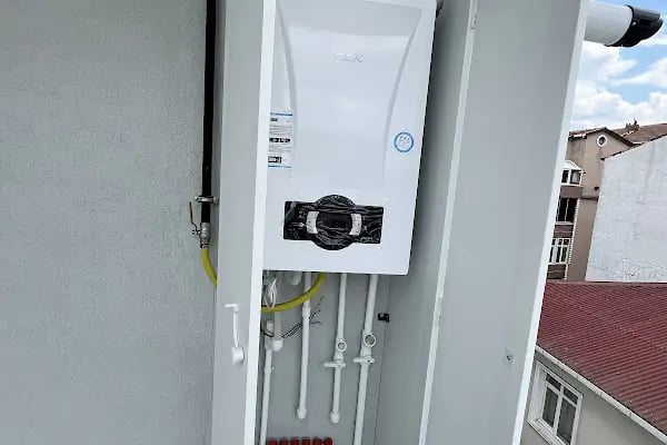 Çöl sıhhi tesisat kombi petek doğalgaz Çerkezköy kapaklı - Resim 14