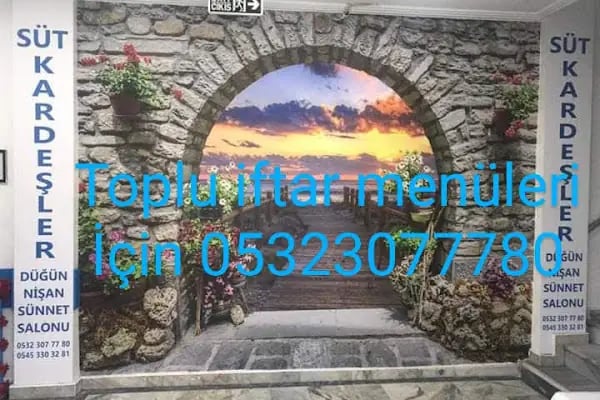 SÜT KARDEŞLER CAMİ DÜĞÜN-ORGANİZASYON-TAZİYE-SÜNNET-TOPLANTI VE YEMEK SALONU - Resim 3