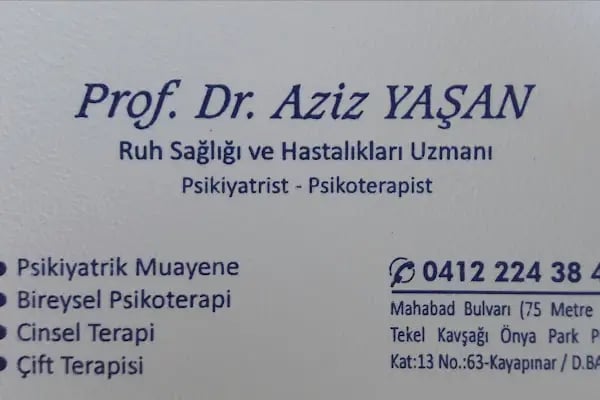 Prof. Dr. Aziz Yaşan Özel Muayenehanesi - Resim 3
