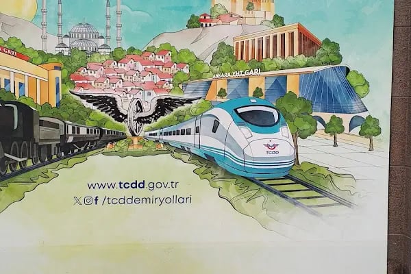 Ankara Tren Garı - Metro İstasyonu - Resim 12