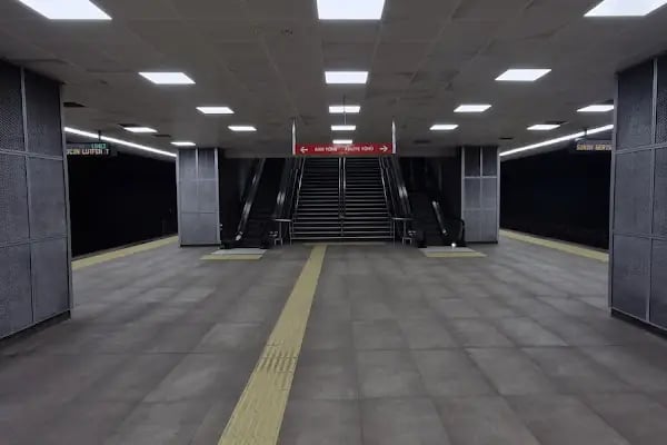 Ankara Tren Garı - Metro İstasyonu - Resim 16