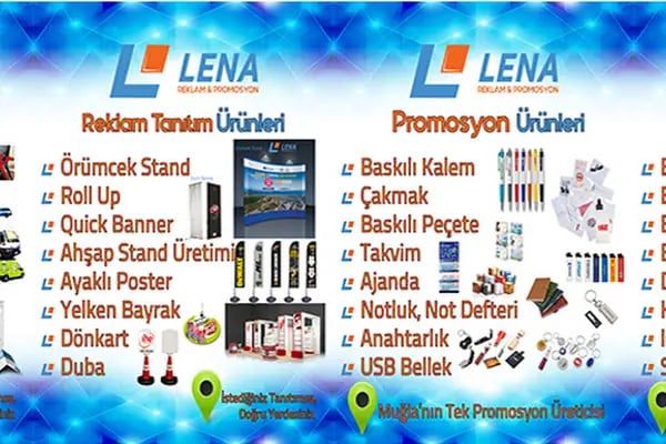 Lena Reklam Dekorasyon Tabela Promosyon - Resim 20