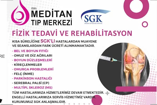 MEDİTAN TIP MERKEZİ FİZİK TEDAVİ VE REHABİLİTASYON - Resim 4