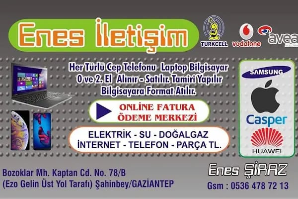 ENES İLETİŞİM -BİLGİSAYAR - TELEFON - AKSESUAR LAPTOP ALIM/SATIM Bilgisayar-Telefon Tamir ve Aksesuar - Resim 8