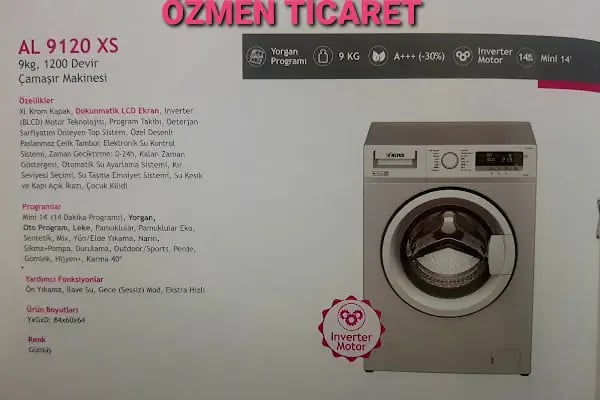 Özmen Ticaret Spot Toptan Beyaz Eşya Marka ve Modelleri Konya - Resim 11
