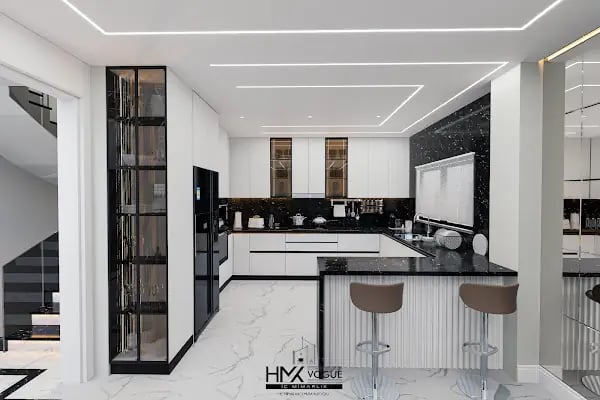HMK İÇ MİMARLIK BODRUM ŞUBE Anahtar Teslim İç Mimarlık - Villa ,Daire Tadilatı Restorasyon,Cafe,Otel,Mağazalar 3D Tasarım. - Resim 15