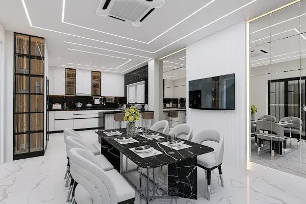 HMK İÇ MİMARLIK BODRUM ŞUBE Anahtar Teslim İç Mimarlık - Villa ,Daire Tadilatı Restorasyon,Cafe,Otel,Mağazalar 3D Tasarım. - Resim 2
