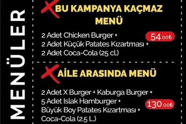 X burger alanya - Resim 17