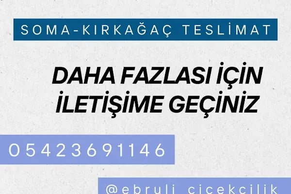 Soma çiçekçi EBRULİ ÇİÇEKÇİLİK - Resim 9