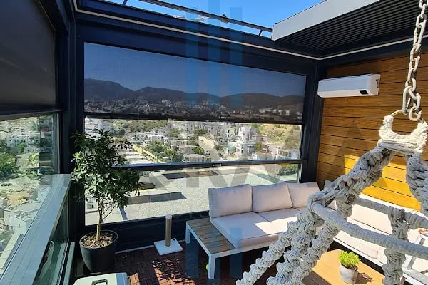 İnorma Yapı Sistemleri: Bioclimatic Pergola, Rolling Roof, Giyotin Cam, Zip Perde - Resim 17
