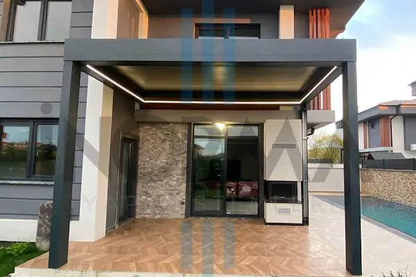 İnorma Yapı Sistemleri: Bioclimatic Pergola, Rolling Roof, Giyotin Cam, Zip Perde - Resim 13