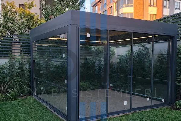 İnorma Yapı Sistemleri: Bioclimatic Pergola, Rolling Roof, Giyotin Cam, Zip Perde - Resim 18