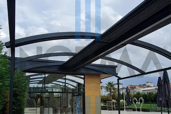 İnorma Yapı Sistemleri: Bioclimatic Pergola, Rolling Roof, Giyotin Cam, Zip Perde - Resim 14