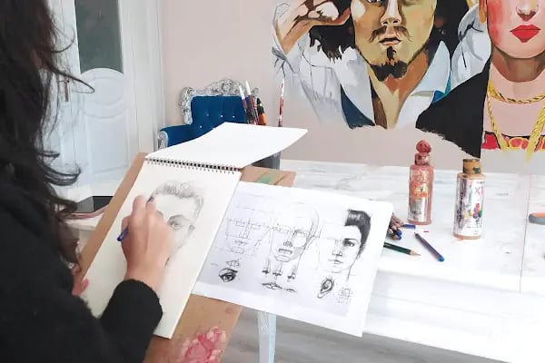 Artistik Stüdyo - Sanat Atölyesi - Resim 7