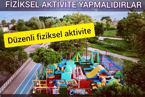 KidsAktivity Çocuk Parkı Şişme Survivor Parkuru Trambolin Sünger Havuzu Baloncuk Party vs . - Resim 6