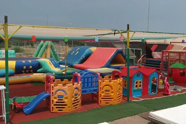 KidsAktivity Çocuk Parkı Şişme Survivor Parkuru Trambolin Sünger Havuzu Baloncuk Party vs . - Resim 9