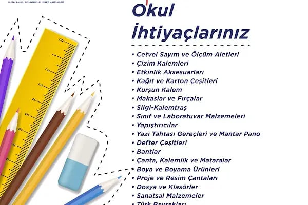 UNİ KIRTASİYE Dijital Baskı | Ofis Gereçleri | Parti Malzemeleri - Resim 18