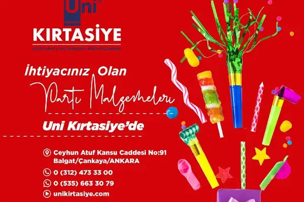 UNİ KIRTASİYE Dijital Baskı | Ofis Gereçleri | Parti Malzemeleri - Resim 10