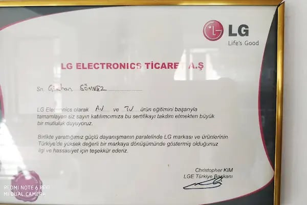 Sönmez Elektronik-Yetkili Servis LG/PHILIPS/TCL/PROFİLO/PANASONİC/BLAUPUNKT/SKYTECH/AWOX/DİJİTSU ALİAĞA-BERGAMA-KINIK-DİKİLİ - Resim 15