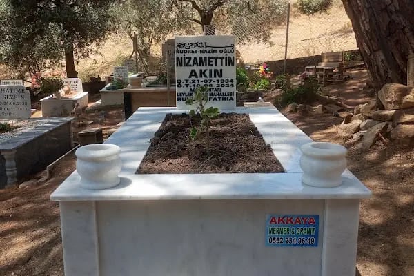 Akkaya Mermer Mezar Bergama Mermer İzmir Mezar Yapımı Aliağa Dikili Kınık Soma Çandarlı Ayvalık Menemen Mermer Mezar - Resim 2