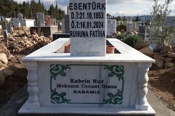 Akkaya Mermer Mezar Bergama Mermer İzmir Mezar Yapımı Aliağa Dikili Kınık Soma Çandarlı Ayvalık Menemen Mermer Mezar - Resim 3