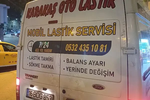 Karakaş Oto Lastik Tamiri - 7/24 Yol Yardım Servisi, Mobil Lastikçi - Resim 17