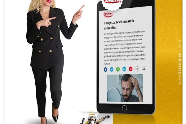 Özge Kara Saç Ekimi - Resim 13