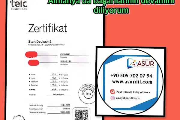 Asur Yabancı Dil Kursu , Yurtdışı Danışmanlık ve Tercüme Bürosu - Mersin - Resim 11