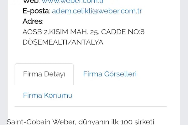 SG Weber Yapı Kimyasalları - Resim 5