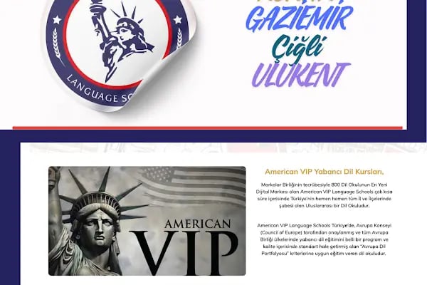 American VIP Dil Okulları Bornova Çamdibi Şubesi - Resim 8