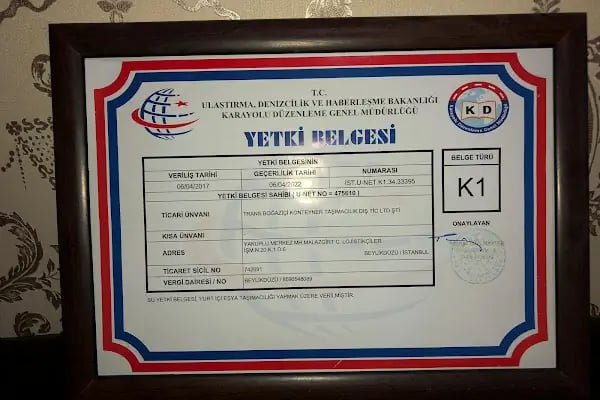 Trans Boğaziçi Konteyner Taşımacılık Dış. Tic. Ltd. Şti. - Ambarlı Liman Nakliye - Resim 5
