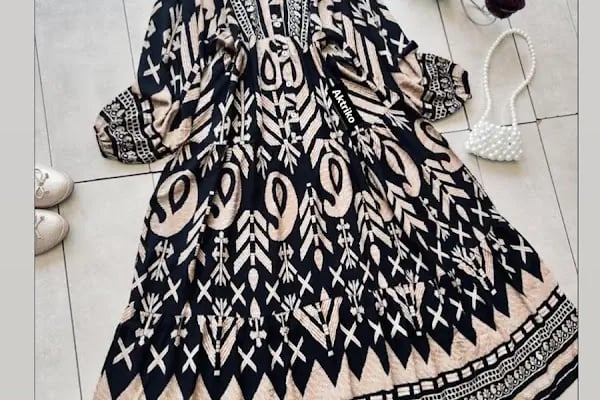 BUTİK YASEMİN KONYA Büyük Beden Elbise Tunik Pantolon - Resim 6
