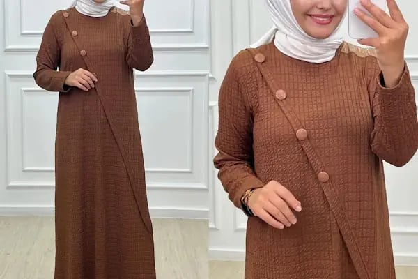 BUTİK YASEMİN KONYA Büyük Beden Elbise Tunik Pantolon - Resim 14