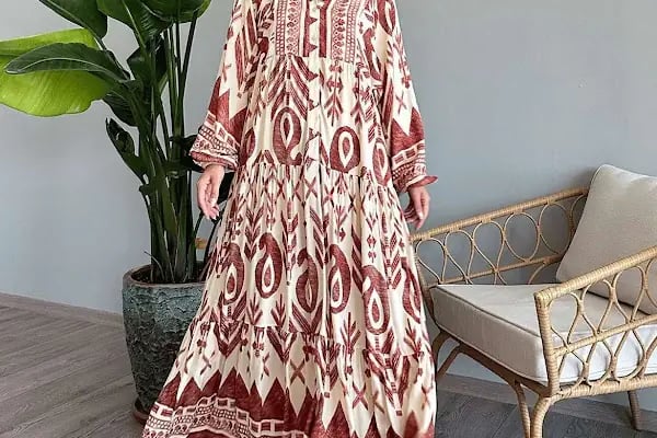 BUTİK YASEMİN KONYA Büyük Beden Elbise Tunik Pantolon - Resim 5