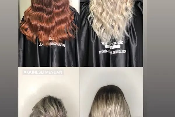 BURCU ŞANLI bayan Kuaför Güzellik Salonu Güneşli deki Kuaförler Gelin Başı Saç Röfle Türban Omre Keratin Ağda Makyaj Güneşli - Resim 10