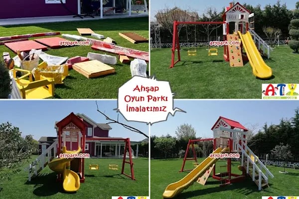 Aty Park - Ahşap Oyun Parkı, Bahçe Oyun Evi ve Tüm Bahçe Mobilyaları İmalatı - Resim 9