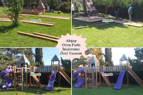 Aty Park - Ahşap Oyun Parkı, Bahçe Oyun Evi ve Tüm Bahçe Mobilyaları İmalatı - Resim 8