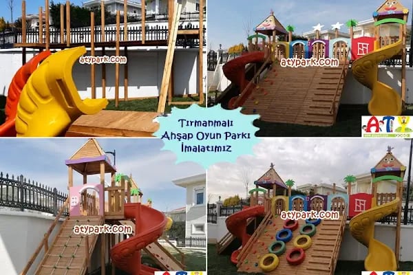 Aty Park - Ahşap Oyun Parkı, Bahçe Oyun Evi ve Tüm Bahçe Mobilyaları İmalatı - Resim 11