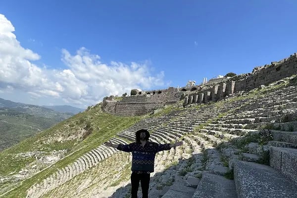 Pergamon Amfi Tiyatro( dünyanın en dik amfi antik tiyatrosu) - Resim 20