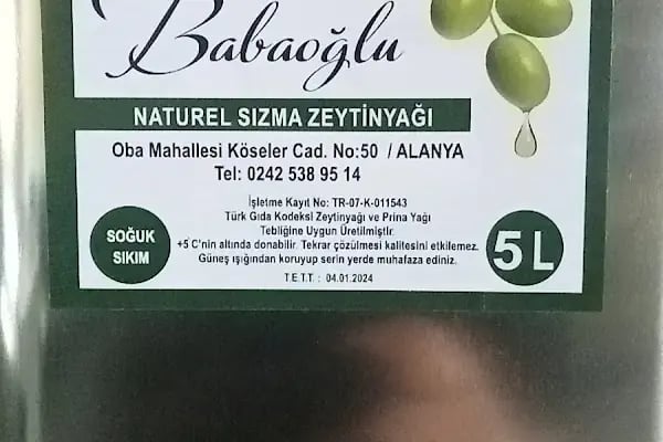 Babaoğlu Zeytinyağı Fabrikası Emişbeleni - Resim 3