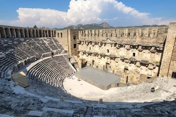 Aspendos Antik Tiyatrosu - Resim 7