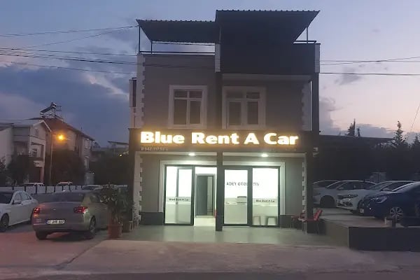 blue rent a car - Resim 1