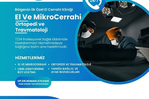 Op.Dr. Numan ATILGAN - El Cerrahi - Ortopedi Ve Travmatoloji - Resim 5