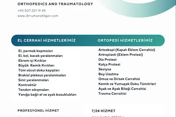 Op.Dr. Numan ATILGAN - El Cerrahi - Ortopedi Ve Travmatoloji - Resim 7