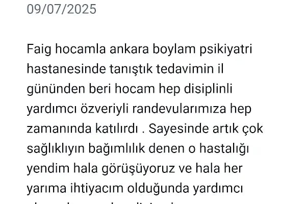 Uzm. Dr. Faik Azizov. Çocuk ve Ergen Psikiyatrisi - Resim 17