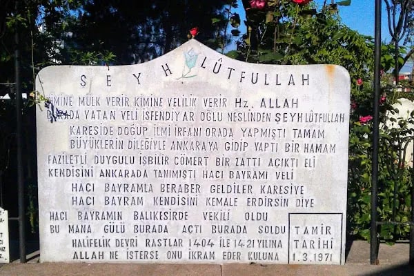 Şeyh Lütfullah Hazretleri Türbesi - Resim 10