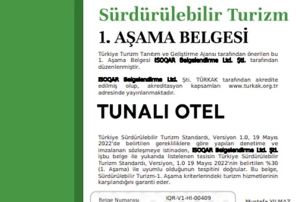 ÇERKEZKÖY-TUNALI BUTİK HOTEL - Resim 6